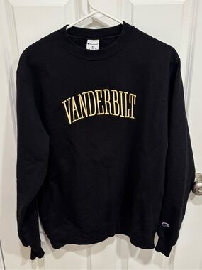 Champion Vanderbilt Embroidered Bold Logo Crewneck Sweatshirt Womens U.S. M